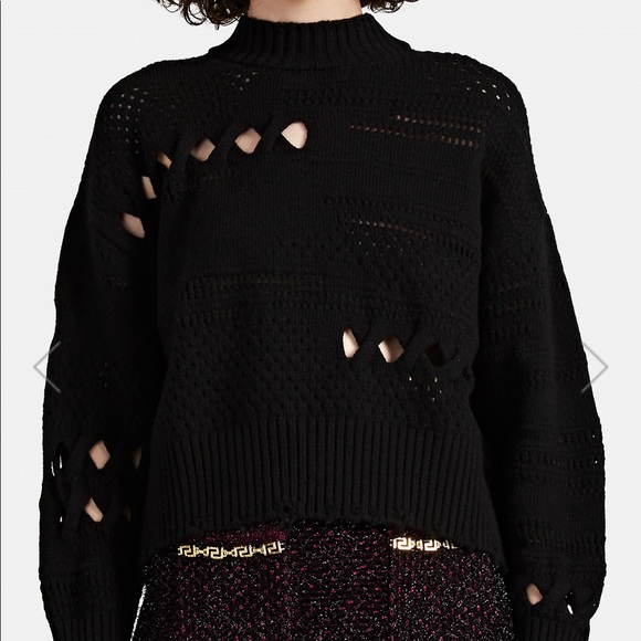 VERSACE knit wool sweater